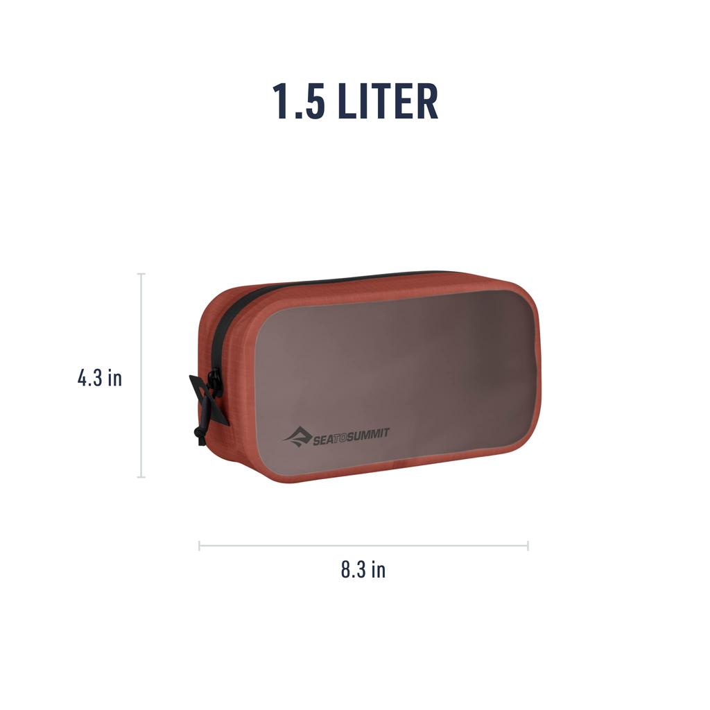 Sea to Summit Hydraulic Packing Cube Dustproof Waterproof Travel Organizer SM Liter Picante Red / 1.5