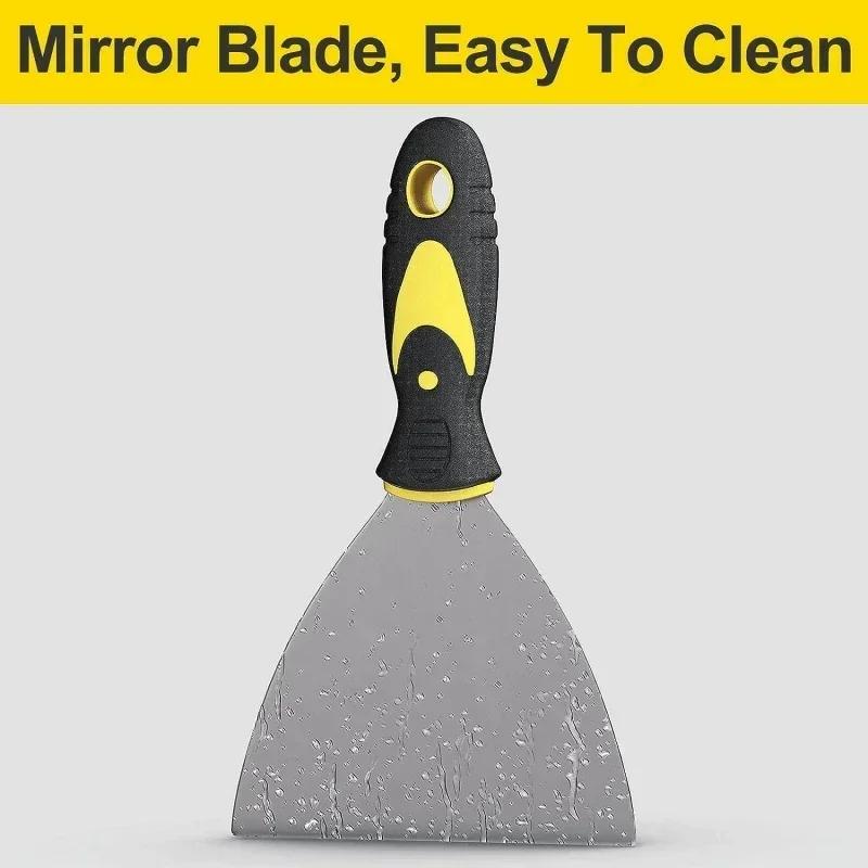 2/3/4/5 Inch Stainless Steel Putty Knife Scraper Shovel Paint Tools Construction Tools Household Industrial Cleaning 2025