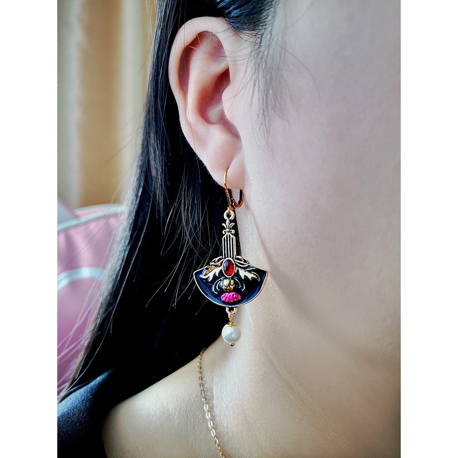 Новые креативные серьги-капли с цветком чертополоха — фото 4