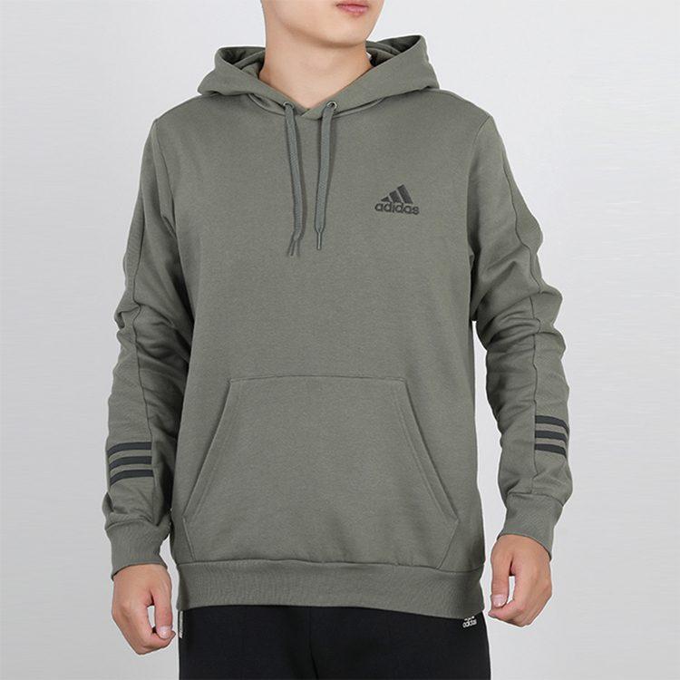 adidas Sweatshirts Men's Army Green Hooded Moderate Regular GD5446