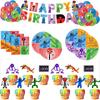 Rainbow Friends Roblox Party Supplies Banner Cake Topper Balloons Kids Birthday