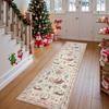 Christmas Holiday Decorative Door Mat Durable Stain Resistant Rug For Living Room Corridor Christmas Carpet Home Decor