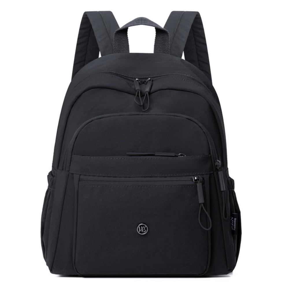 

Повседневный рюкзак в японском стиле, большой вместимости, женский, школьный, из ткани Оксфорд, рюкзак для повседневного использования чёрный