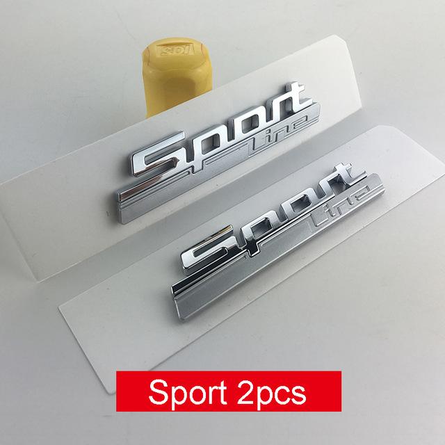 

Новая роскошная эмблема Sport Line Fender для BMW 730 740 750 750Li, боковой логотип, Стайлинг автомобиля, модернизация, обновленная наклейка, хромированная и Sport 2pcs