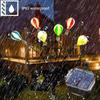6LED Solarlicht Heißluftballon Rasenstecker Außenhof Garten Outdoor Camping Windschaukel Licht Festliche Atmosphäre dekorative Lichter