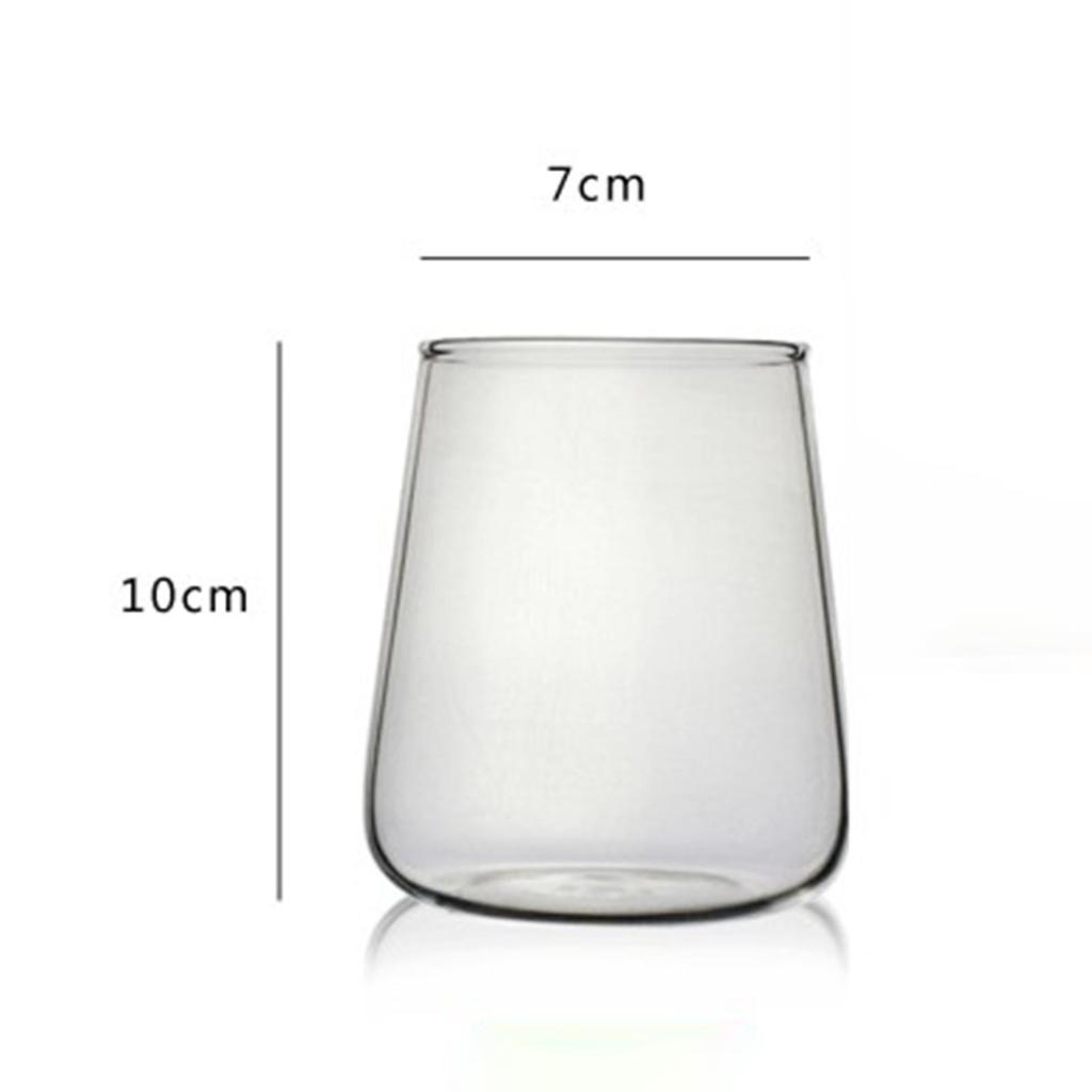 Clear Cups Used As Milk Cup, Mug, Coffee Glasses, Glassware, Glass Cup