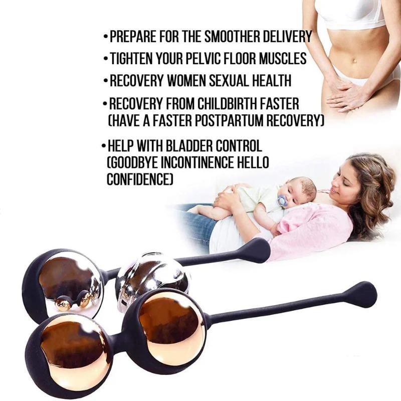 Kegel Ball Trainer Postpartale Beckenbodenmuskulatur Rehabilitation Kit Vaginal Hantel Ball