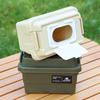 Outdoor Tissue Case Desktop Napkin Paper Storage Box Portable 11L Camping Picnic Seasoning Bottle Organizer Sundries Bucket