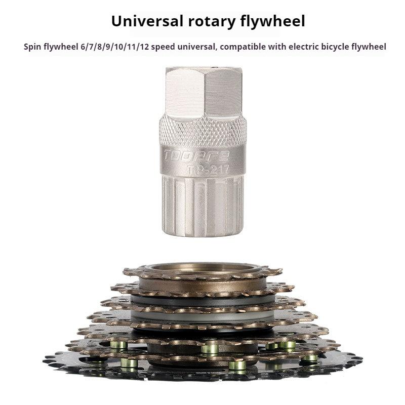 Mountain Bike Rotating Flywheel Removal Tool Wrench Road Bicycle Rotating Flywheel Gear Disassembly And Assembly Sleeve