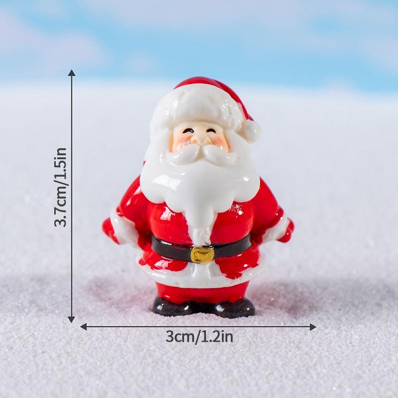 Santa Claus Statues Desk Accessorie Mini Cartoon Xmas Ornament Home Decorations Christmas Decorations 2025 Newa Year Gifts