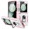 For Samsung Galaxy Z Flip6 5G Case Military Grade Ring Kickstand PC+TPU Phone Cover