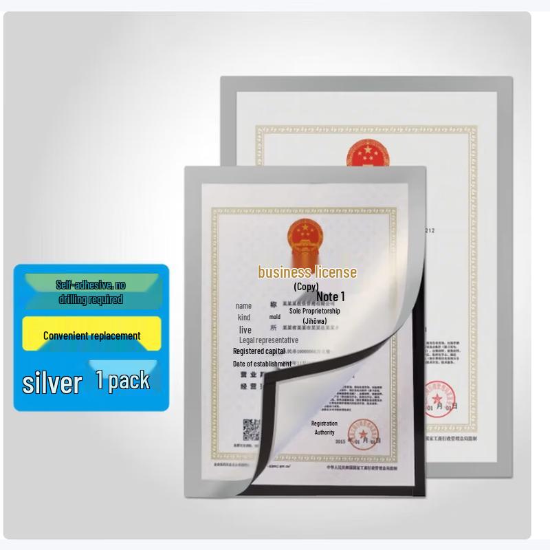 A4 Magnetic Document Display Frame