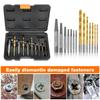 High Speed Steel Screw Drill Bit and Bolt Extractor Set Multifunctional Nut Extractor Enduring Bolt Screw Separator Twist Drill