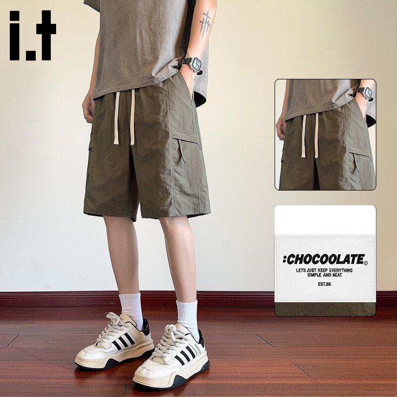 Men s Ice Silk Quick-Dry Cargo Shorts XL