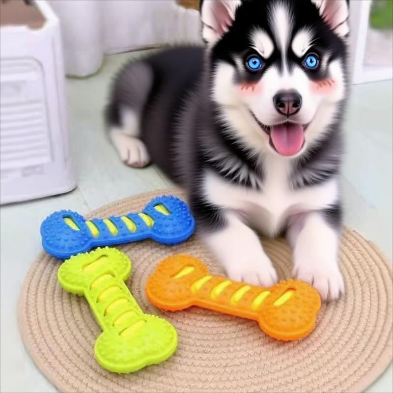Dog Toy Bone Durable Makes Noise Perfect For Large Breeds Like Golden Retrievers Corgis And French Bulldogs Great Way