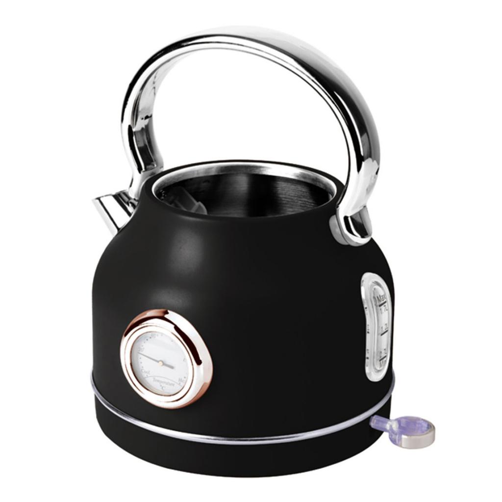Elektrischer Wasserkocher 1,7L Mit Thermometer Berlinger Haus Bh-9513 Black Rose
