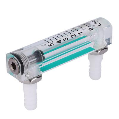 LZQ-1 Luftdurchflussmesser 1~5LPM Luftmessdurchflussmesser Gasdurchflussmesser-Recorder mit schwarzem Schwimmer + transparenter Acrylplatte