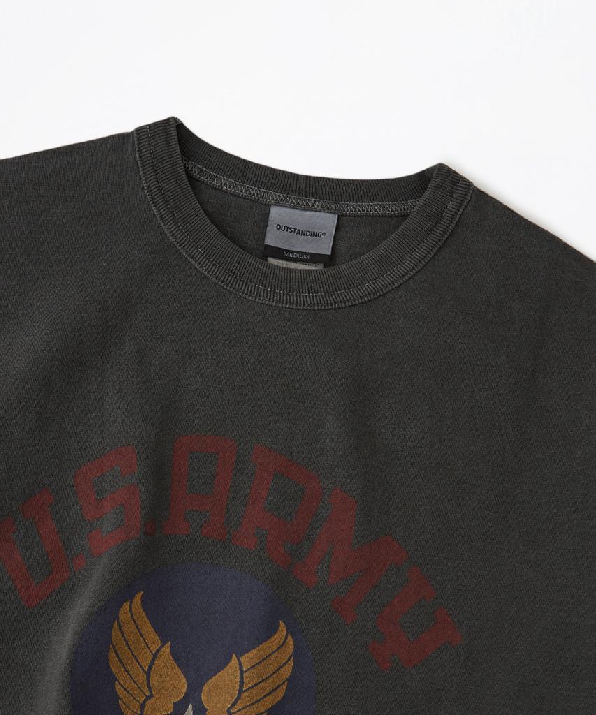 OUTSTANDING Mil Series Tee(U.S. Army)_Pigment Charcoal
