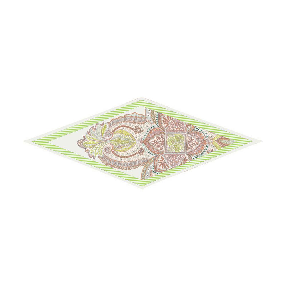 Diamond Scarf Jungle Print Brand Silk Scarves Wraps Women Luxury Bandana Headband Lady Hijabs Foulards Neckerchief Shawls