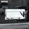 Pentru Hummer H2 2003-2009 ABS Argintiu Lucios Cadru Protector Placă de Înmatriculare Hayon Mașină Autocolant Decorativ Accesorii Auto