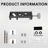 A27F-Hole Drill Jig For 2030 40 60 90 European Standard Aluminum Profile Drilling Guide Woodworking Tools