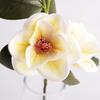 4pcs Artificial Magnolia Flower Branch 3 Heads Real Touch Latex Large Magnolia for Edding Centerpieces Hme Floor Floral Decor