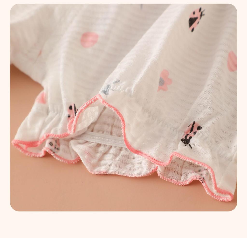 Girls' Cotton Summer Bloomers - Safety Underwear Thin Pants for Babies & Kids