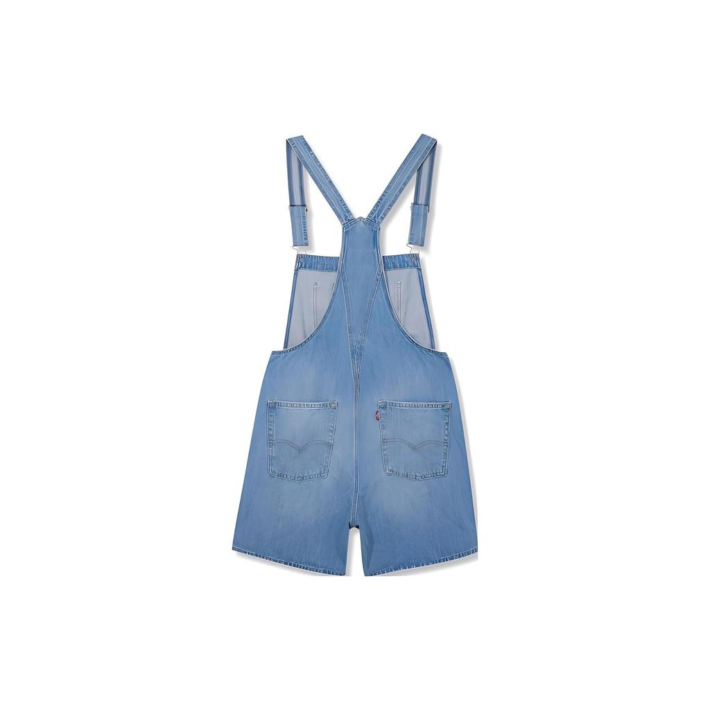 Levis Casual Straight-Leg Short Overalls Denim Shorts Women Shorts 52333-0040