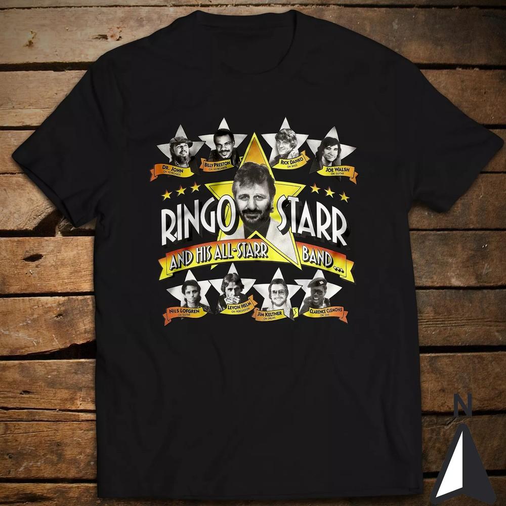 Ringo Starr And His All-Star Band Classic T-Shirt The Beatles John Lennon.webp Unisex T-Shirt S