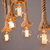 Pendant Rope Lights E27 for Ceiling Hanging, Bulb Not Included- 40W, Pack of 2 (Beige)