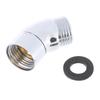 Handheld Shower Head Elbow Adapter Shower Arm Angle Adapter 135 Degrees Shower Arm Elbow Connector for Shower Hose
