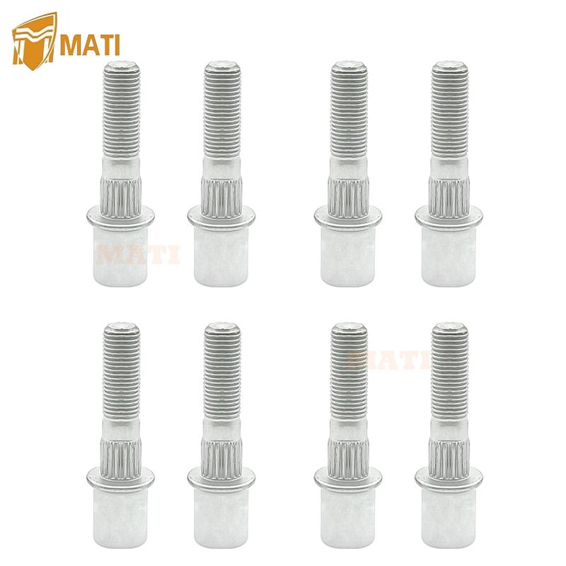 MATI Front/Rear Wheel Studs for Can Am Outlander Renegade 450 500 570 650 800 850 1000 2012- 250300642 250300643  250300048