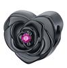 copper Romantic Flower Charm Bead Charms Bloom Rose Pendants Bead Charms fit Authentic Bracelets Necklaces Do It Yourself Jewellery Gift for Women