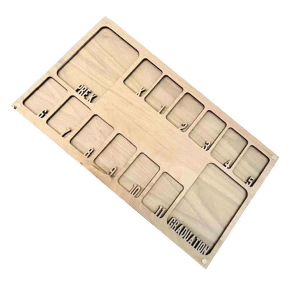 

Дерев яна шкільна рамка для фотографій настінна, реквізит для фотографій на випускний, прикраси для вечірки, сезон випускних 1