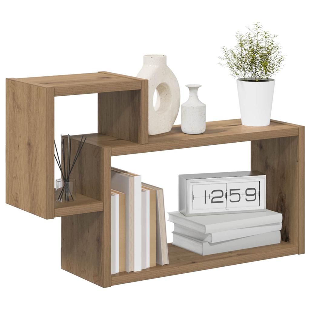 Wall Shelf Wall Mount Artisan Oak 55 X 15 X 35 Cm