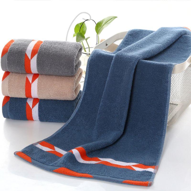 Best Selling 100% Cotton Embroidered Face Towel Factory Supply Soft Absorbent 35-75 Towel for Home Use Woven Customizable