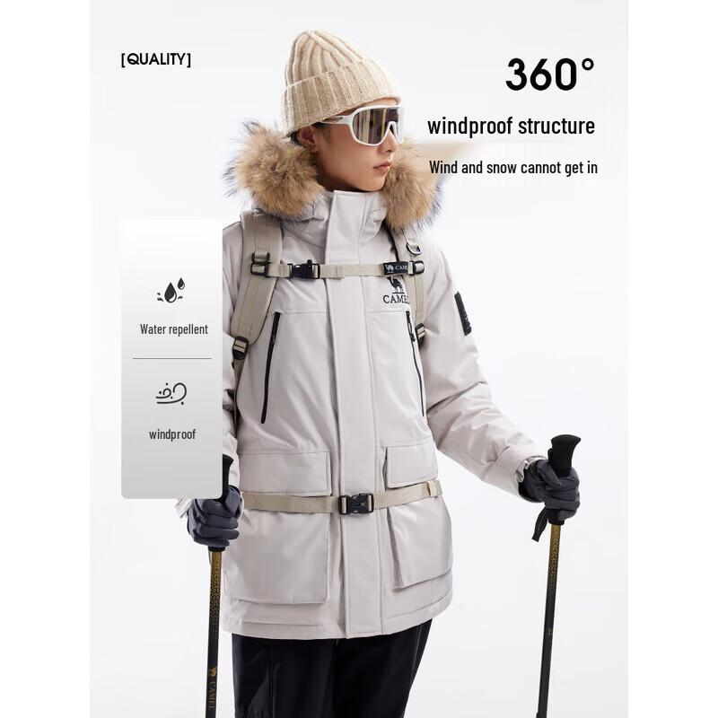 

Camel Women s Parka Down Jacket XS