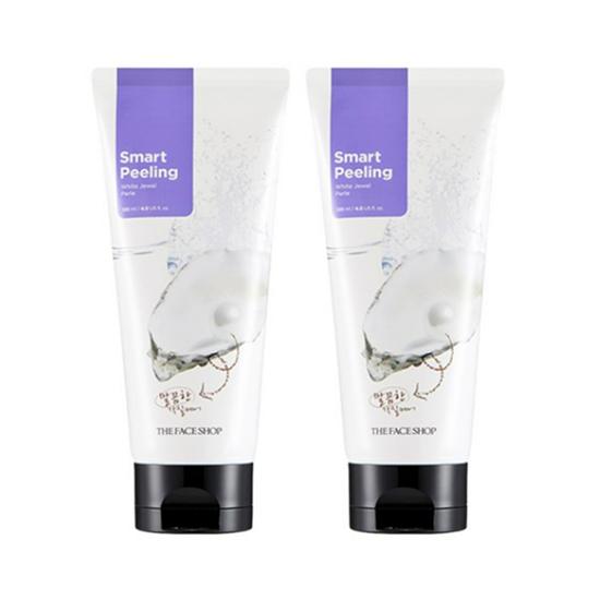 The Face Shop Белый Жемчужный Пилинг-Гель 120 мл × 2