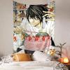 Anime Death Note DN L Πολύχρωμη Ταπετσαρία Κρεμαστή στον Τοίχο Μποέμικες Ταπετσαρίες Τοίχου Μάνταλα Φύλλα Κρεμαστά στον Τοίχο