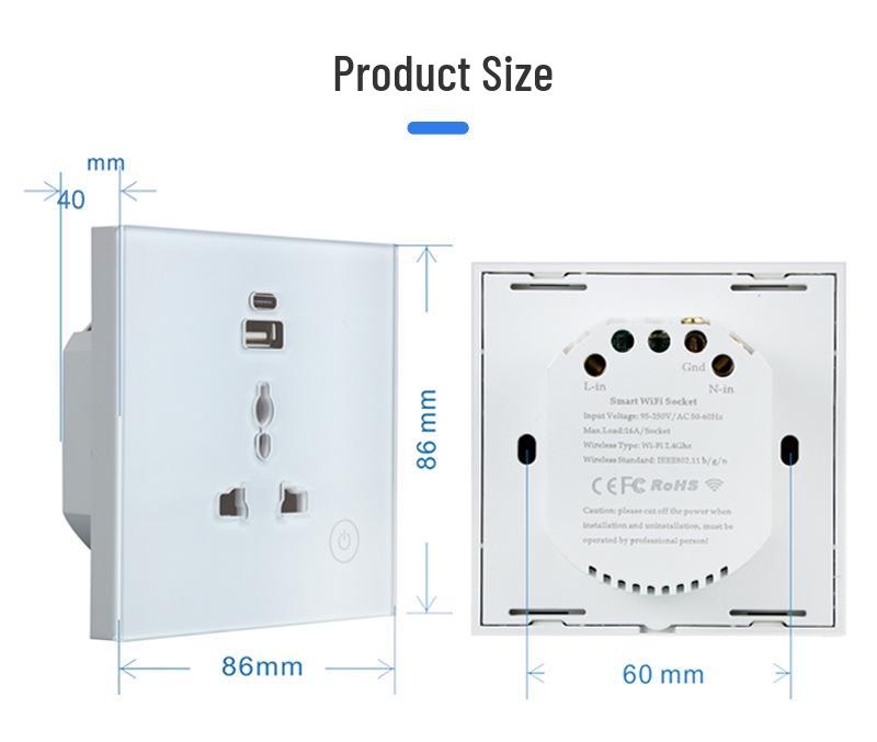 WiFi Smart Socket with APP & Alexa Voice Control