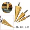 Cutter Step Cone Drill Equipment Hex Shank High Speed Steel Hole