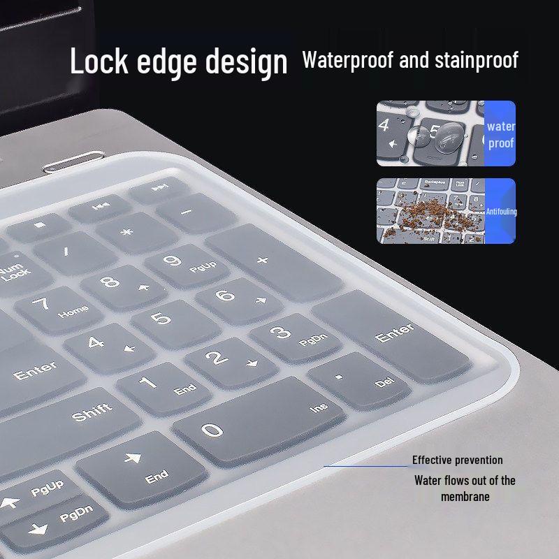 Transparent Silicone Keyboard Protector: Universal Dustproof Cover for Laptops & Desktops