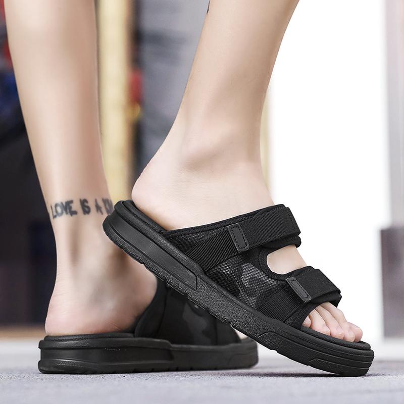 Men's Sandals Flat Sandals Men's Slippers Shoes for Men Wear-resistant Soft and Comfortable Indoor and Outdoor Non-slip Fashion
