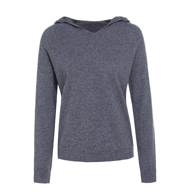 

G·TENNA MH2403 Women s Raglan Sleeve Hooded Wool Sweater M