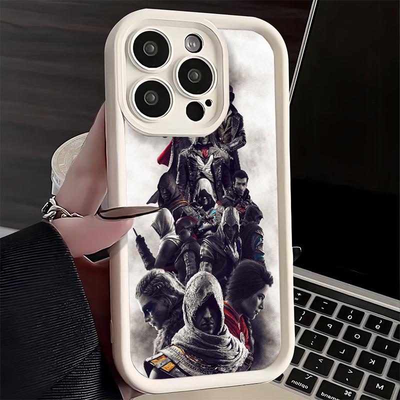 Phone Case for iPhone 17 Air 16E 15 16 Pro Max A-Assassins Game Creed Cover 14 Plus 13 12 Mini Soft Shell Silicone Fundas