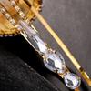 Fashionable Feathers and Diamonds Hairpieces Adjustable Fit Hair Decoration Accessory for Party and Wedding Supplies