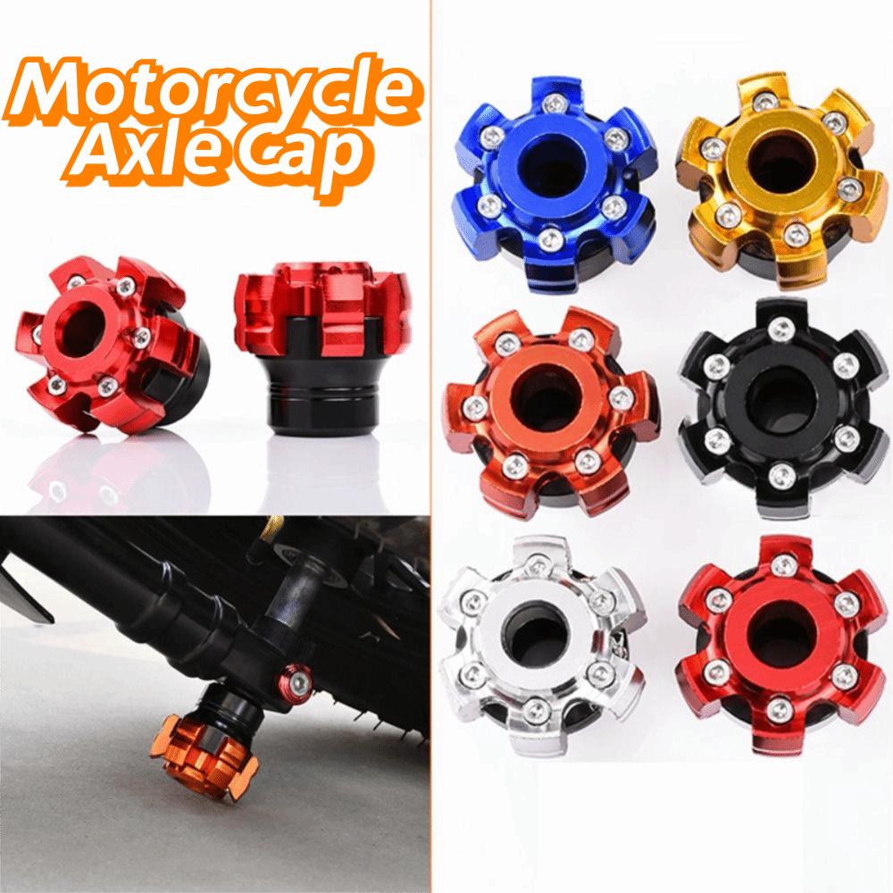 Shock Absorbing Motorcycle Axle Cap Universal Fit Motorcycle Anti-fall Block  Rear Fork
