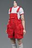 [TOYBARJAPAN] Zubehör für 16-Zoll-Figuren, kompatibel mit TBLeague und anderen Körpertypen. Sonderangebot: Highschool Mädchen Cargotasche Latzhose Shorts