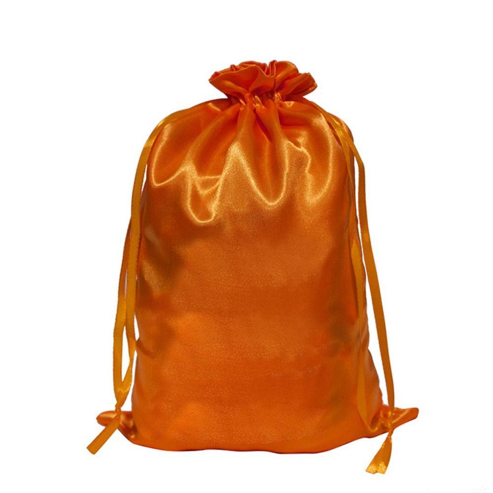 Zubehör Salon Mädchen Satin Aufbewahrungsbeutel Seide Perückenbeutel Perückenverpackungswerkzeuge Staubschutz Perückenbeutel