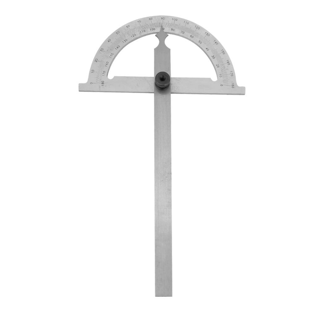 0-180° Measuring Ruler 80*120mm Stainless Steel Protractor 180 Degree Protractor  Measurement